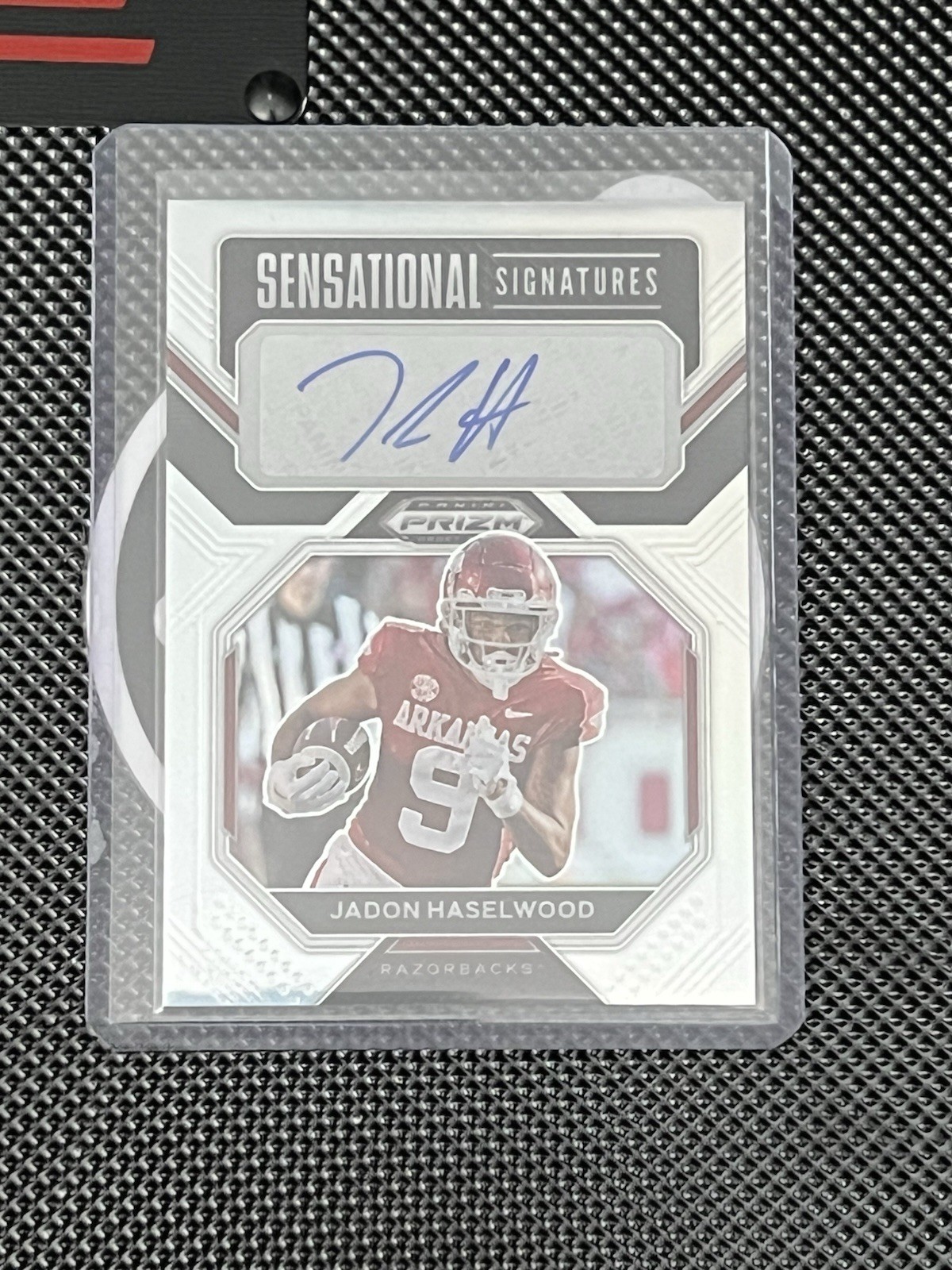 2023 Panini Prizm Draft Picks - Sensational Signatures Jadon Haselwood #SS-JAH.