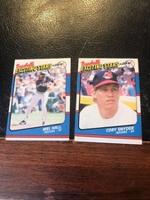 1987 Fleer Baseballs Exciting Stars Cory Snyder & Mel Hall. Cleveland Indians