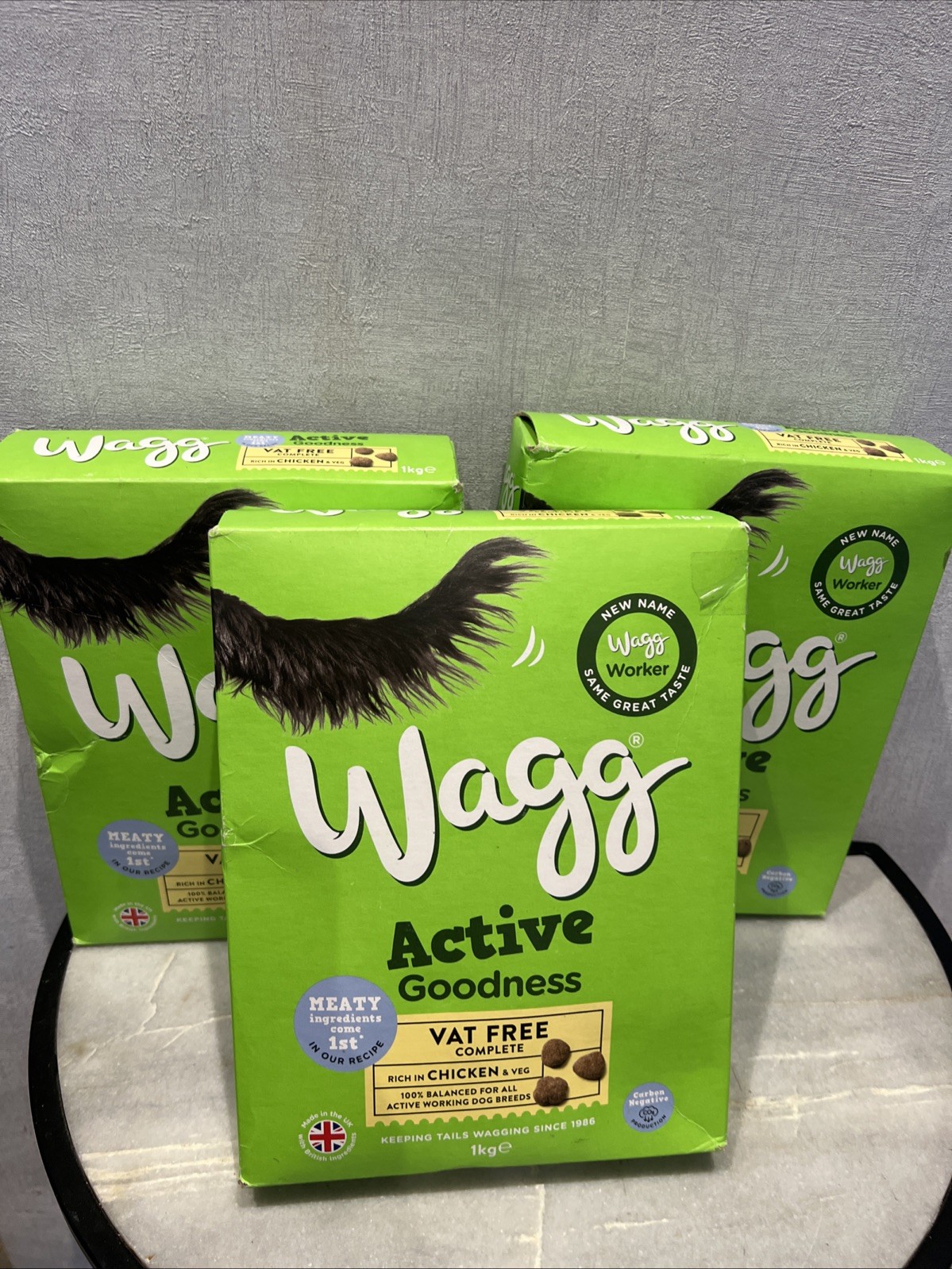 WORKING DOG FOOD - Wagg Active Goodness Adult Chicken & Veg 3kg Date 12/2024