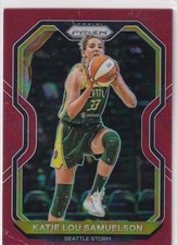 2021 WNBA PRIZM #67 KATIE LOU SAMUELSON RED 225/299- SEATTLE STORM