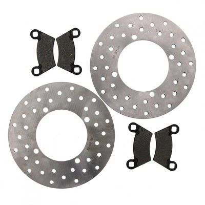 Drilled And Slotted Brake Disc For RZR Polaris RZR 570/800-4/900 - Foto 9