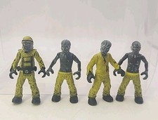 Mega Construx Call Of Duty Hazmat Zombie Figure Lot 4