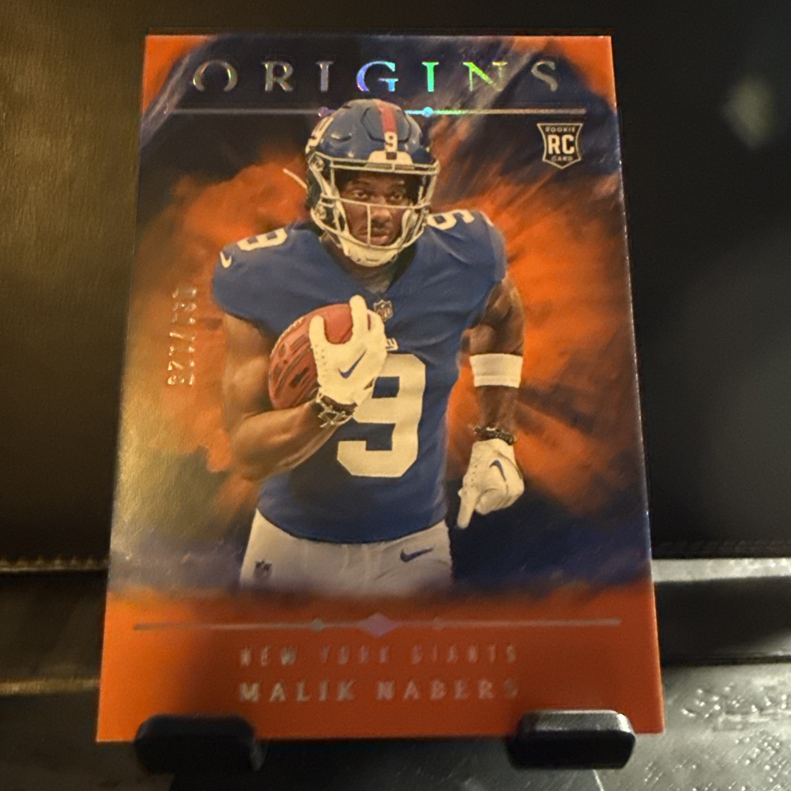 2024 Panini Origins - Rookies Malik Nabers #147 Orange /125 (RC)