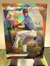 Jonathan Hernandez #96 Prizm Cosmic Haze MLB Baseball 2020 Texas Rangers RC