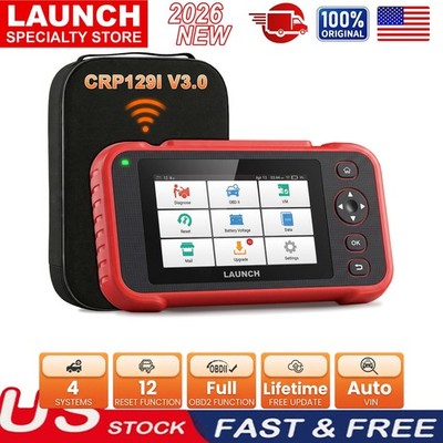 Launch CRP129I V3.0 Four System Bidirectional OBD2 Scanner Diagnostic Scan Tool