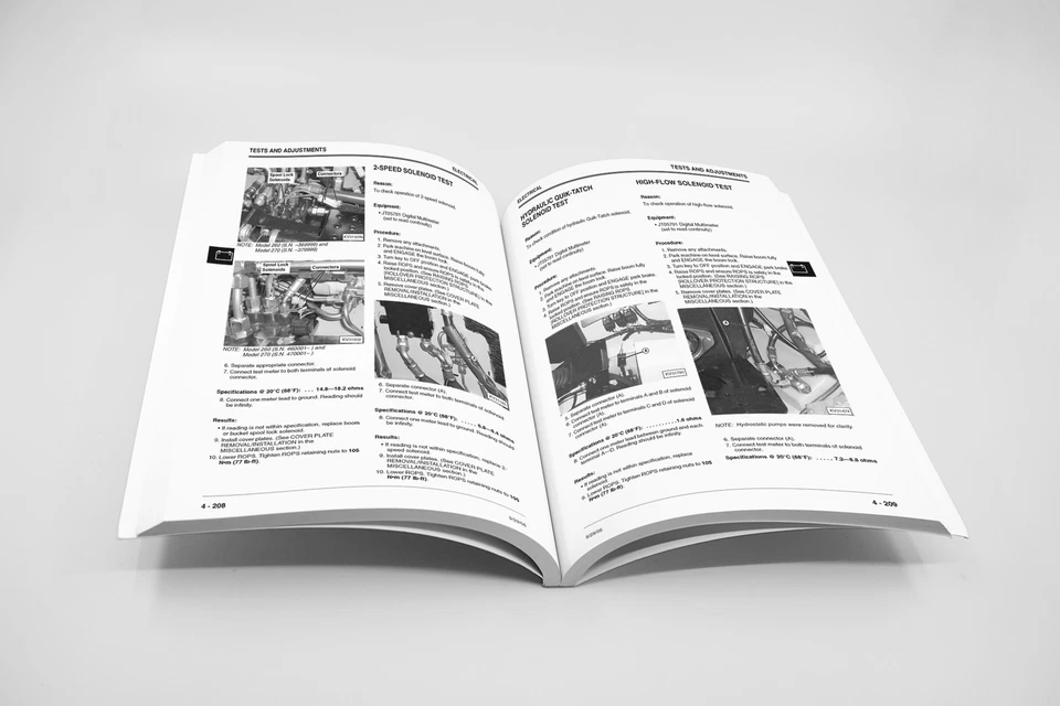 Manual de reparo de serviço técnico John Deere 675, 675B minicarregadeira - TM1374 - Imagem 4 de 4