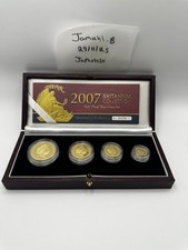 2007 Gold Britannia Proof Four-Coin Set – Boxed & Complete – COA No. 0070 