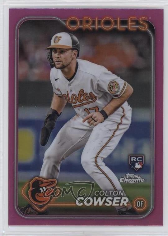 2024 Topps Chrome Pink Refractor Colton Cowser #278 0x4h