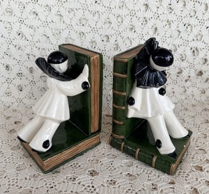 Clown Bookends | eBay