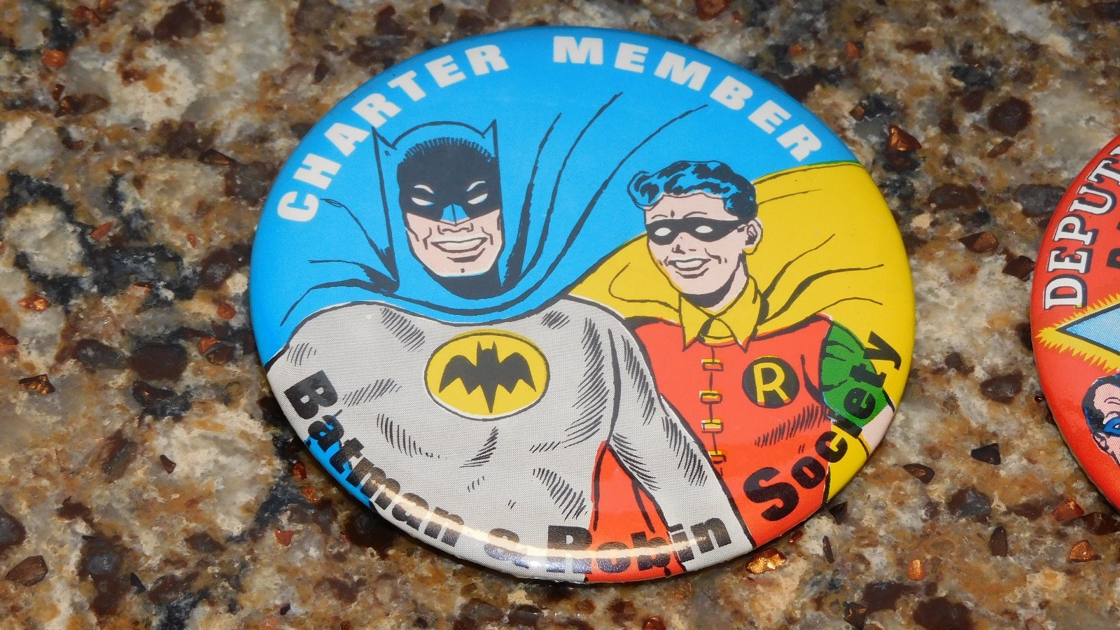 8 BUTTONWORLD 3.5" SUPERHERO BUTTONS MARVELMANIA BATMAN GREEN HORNET 1966 1967