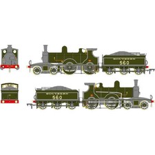 EFE Rail E85024 LSWR Adams T3 560 SR Lined Maunsell Green Era 3 OO Gauge