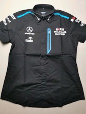 ROKiT WILLIAMS RACING F1 TEAM Womens UK 10 Team Shirt 2019 WR19 NEW Black Button