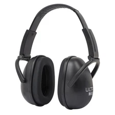 Allen Company ULTRX Sound Blocker Muffs, Earmuff, NRR 23dB, Black 4127