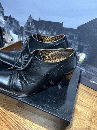 Bottines FREE-LANCE POINTURE 36 Cuir Noir - Picture 4 of 14