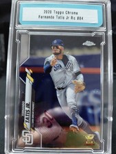 Topps 2020 Chrome Fernando Tatis Jr. #84 San Diego Padres Rookie Baseball Card