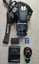 Canon EOS 1200D DSLR Camera + EF-S 18-55mm II Lens - Tested, SD Card, 12K