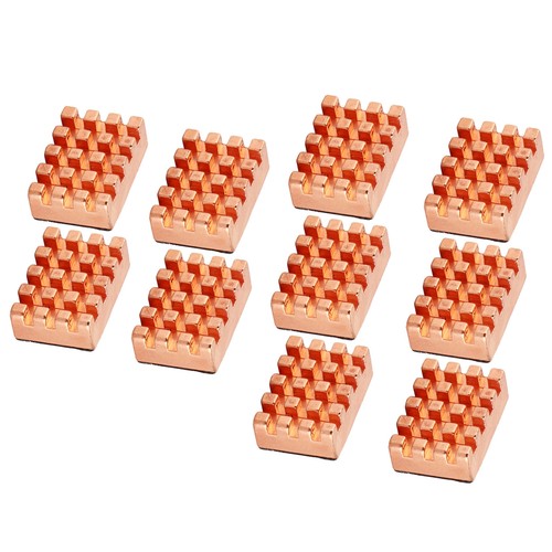 10Pcs Heatsink With Thermal Adhesive Tape CPU Heat Sinks Cooler Fin Tool - Zdjęcie 8 z 12