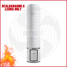 Scaldabagno a legna 80lt BIANCO linea L