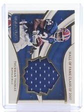 THURMAN THOMAS 2024 IMMACULATE COLLECTION HOF PATCH /49 #HOF-TTS BILLS Q5454