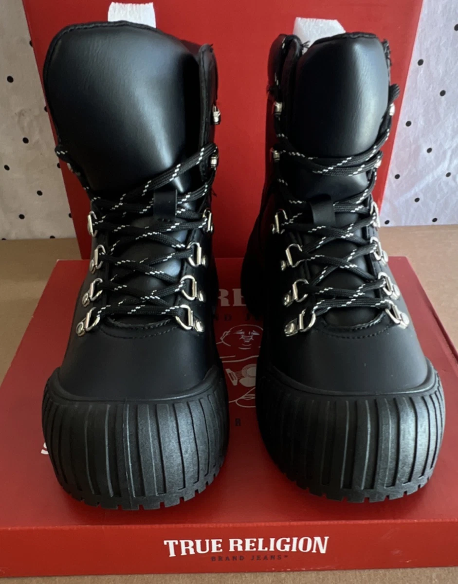 TRUE RELIGION ブラック レザー サイドゴアブーツ 新品 True Religion Ankle Boots for Women for sale | eBay