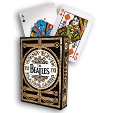 The Beatles Special Edition Playing Cards (Black) Theory11