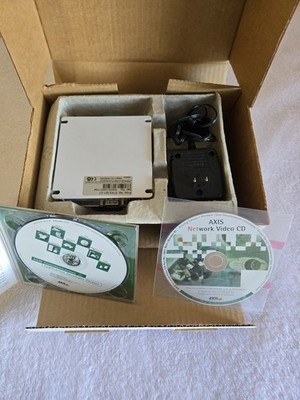Axis 2191 Audio Module IP CCTV Audio Interface w/ Power Adapter & CDs