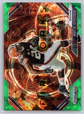 2023 Panini Prizm #F-13 Nick Chubb Green Ice Fireworks