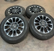 Set Of 4 Used 22-26 Oem Toyota Tundra Limited Oem Wheels 26560r20 Yokohama Lt Set Of 4 Used 22-26 Oem Toyota Tundra Limited Oem Wheels 26560r20 Yokohama Lt