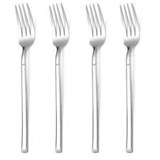 4 Pack 8.5 Inches Sturdy Dinner Forks Salad Fork Stainless Steel Silverware