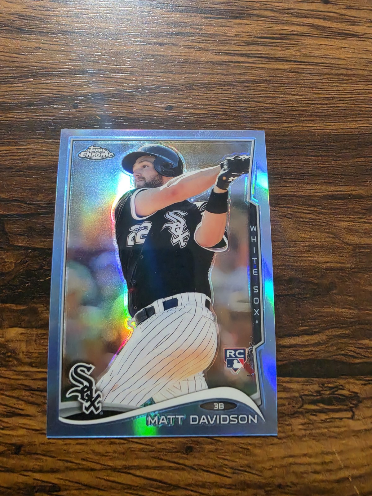 2014 Topps Chrome Blue Refractor /199 Matt Davidson #136