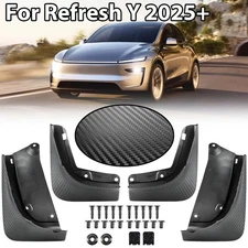 4Pc Front Rear Mud Flaps Splash Guards For Tesla Model Y Refresh Juniper 2025-ON