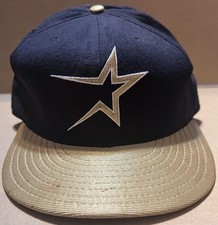 New Era Authentic Diamond Collection Houston Astros MLB 7 3/8 Cap Vintage Gold