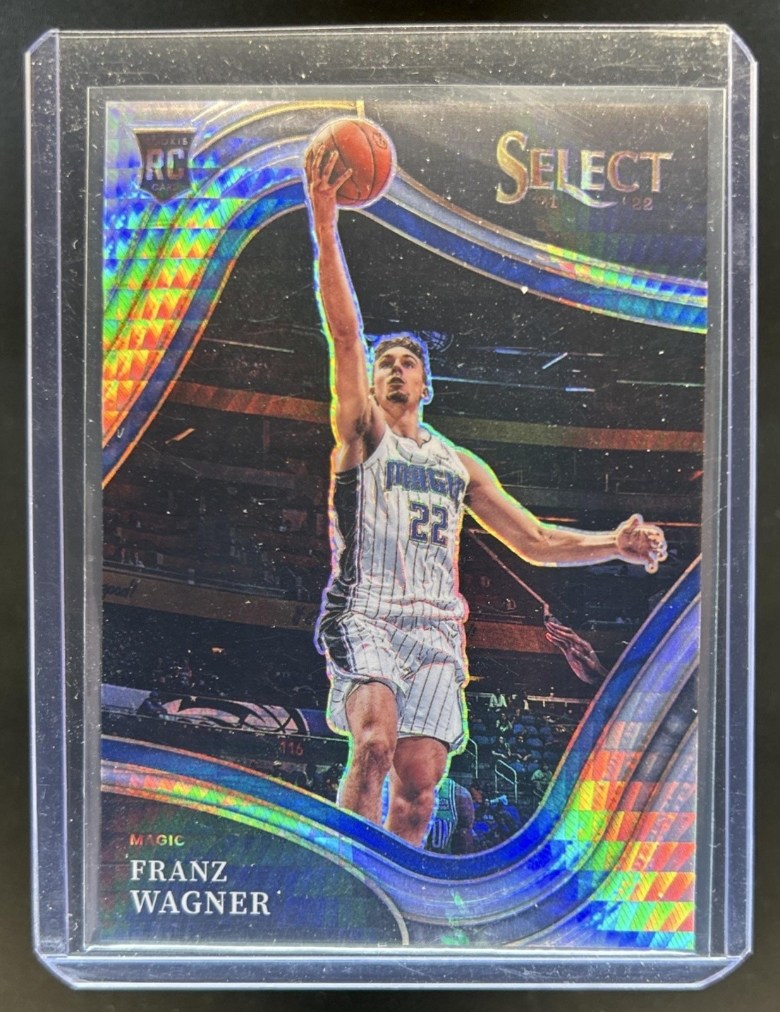 2021-22 Panini Select Franz Wagner RC Lucky Envelopes Prizm Courtside #/8 Magic