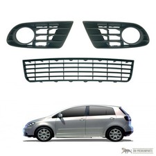Nebelscheinwerfer Gitter Stoßstange Set 3 teilig für VW Golf Plus V 5M1 521 2005
