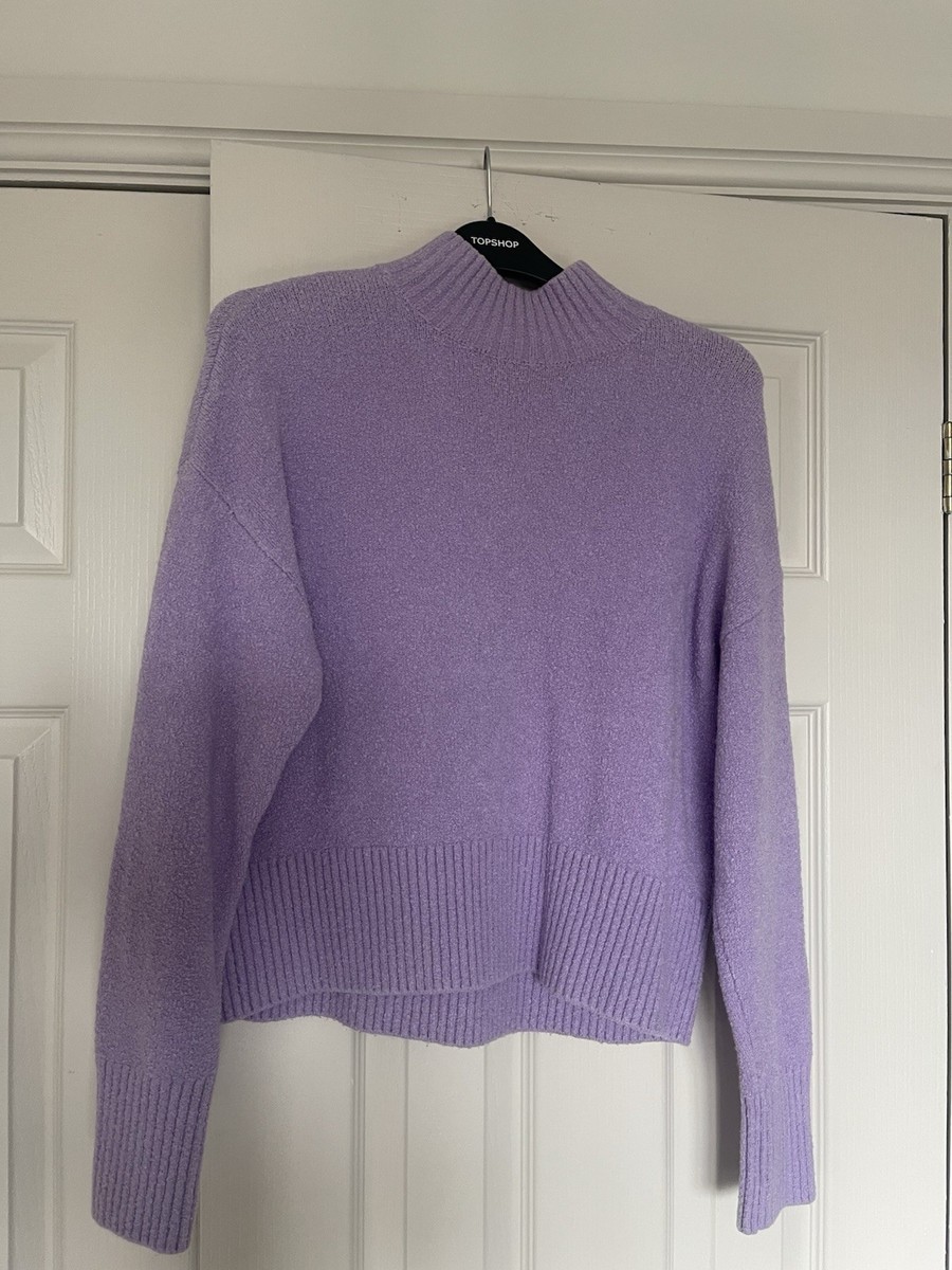 Mock Neck Jumper Other Stories Purple Sweater Other Stories Mock
