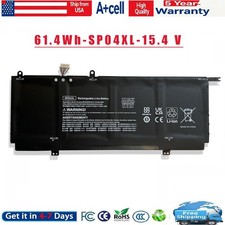 SP04XL New Battery For HP Spectre X360 13-AP0000NA HSTNN-IB8R HSTNN-OB1B 61.4Wh