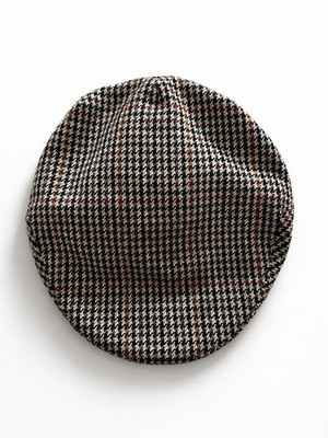 Vintage Lock & Co Hatters for Brooks Brothers Tweed Tweed Wool Newsboy Cap