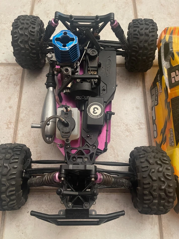 HPI Racing MT2 1/10 Nitro RC Truck *GREAT* - Image 4 of 4