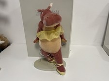 Steiff Animal 651632 Hyacinth Hippo 37cm. Includes original box excellent con...