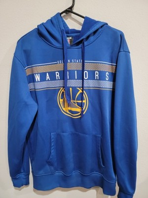 Golden State Warriors Blue Hooded Sweatshirt Hoodie Size M - NBA UNK