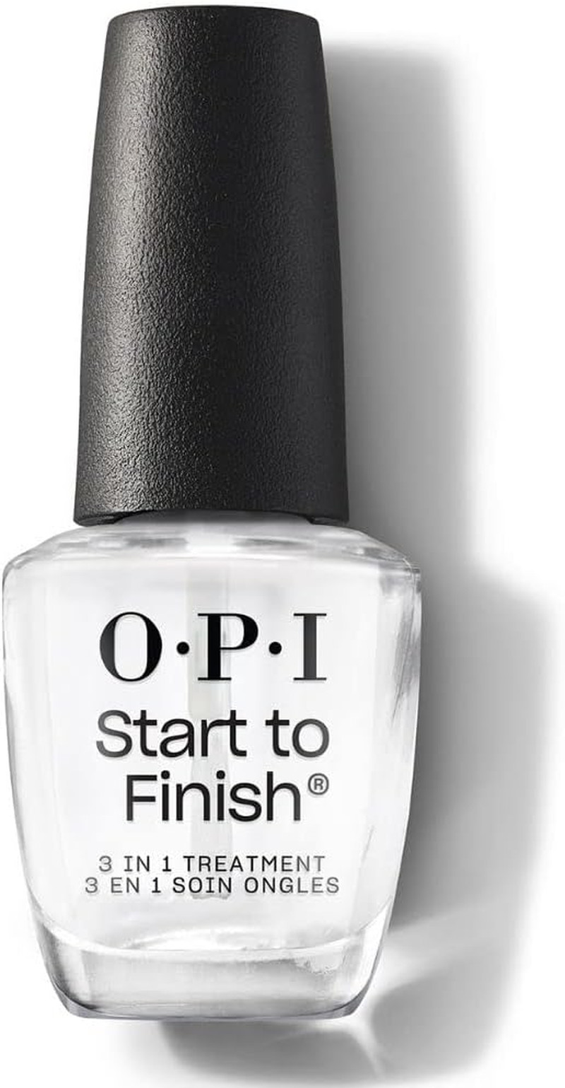 OPI Start to Finish 3 in 1: Base, Top Coat e Rinforzante Vegano 15ml