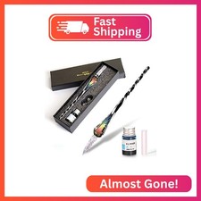 Aokuy Glass Dip Pen Set,Calligraphy Pen,Crystal Signature Pen for Art, Writing,