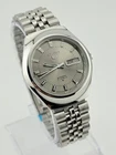 Vintage Seiko 5 Automatic Watch Grey Dial Men's Wristwatch 6309 Japan Movement