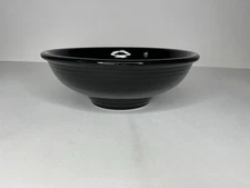 Fiesta Ware Bowl Retired Black Serving Salad Pedestal Minimal Contemporary
