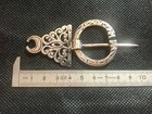 fibule fibula ancien argent massif bijou ethnique antique sterling silver jewel