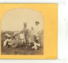 Mummers Mahomedan Festival Mohurrum India Capt Allan N Scott Stereoview c1860