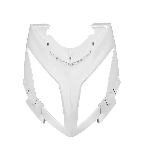 Tablier blanc Grido de cuisine en coton réglable pour adulte