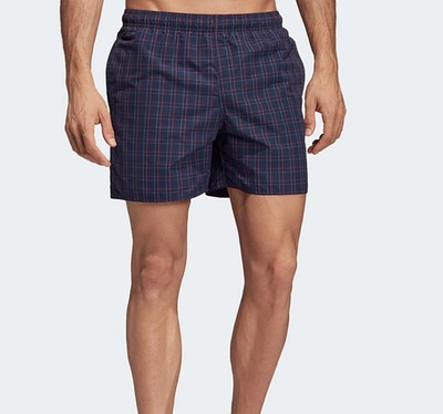 checkered swim shorts
