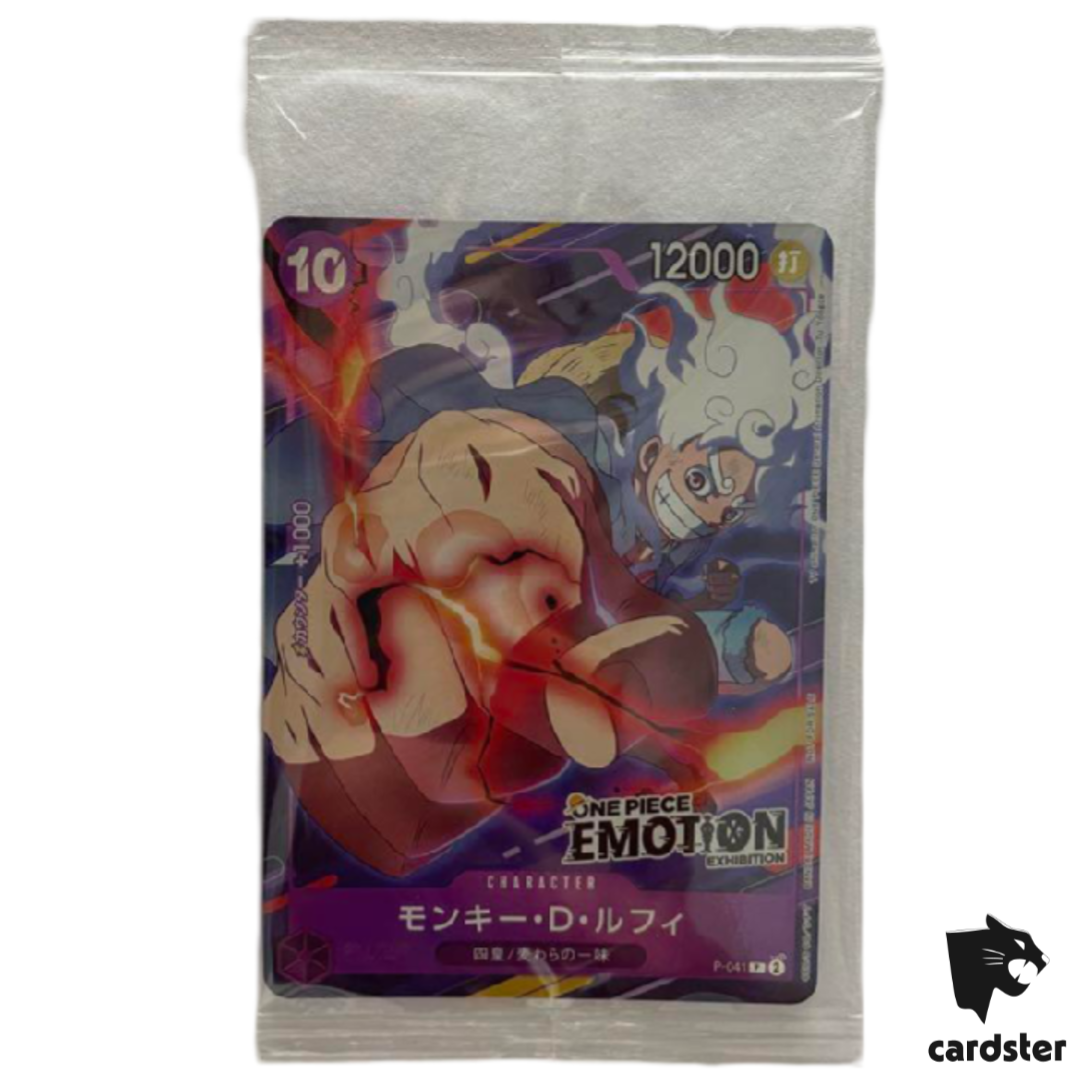 SEALED] Monkey D Luffy P P-041 [Emotion Exhibition] PROMO One