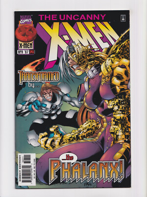 Uncanny X-Men #343 Marvel Comics 1997 Gambit and Rogue Cover High Grade NM-